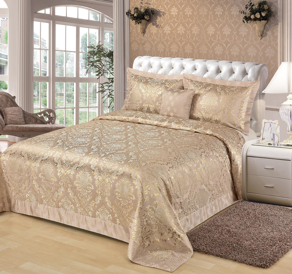 Покрывало 240х260 Sofi De MarkO Иветта кофе