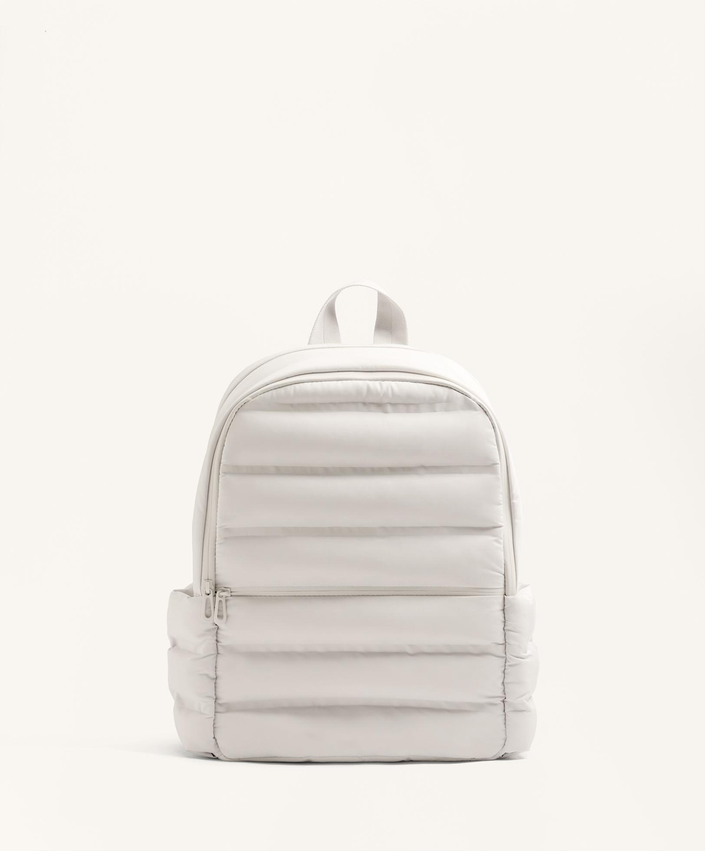 Oysho Мягкий рюкзак, экрю