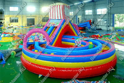 Надувная полоса "Попкорн"