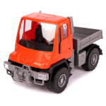 Самосвал бортовой Мерседес "Unimog U 500" люкс 17,5см. оранж. сет. (Лена)