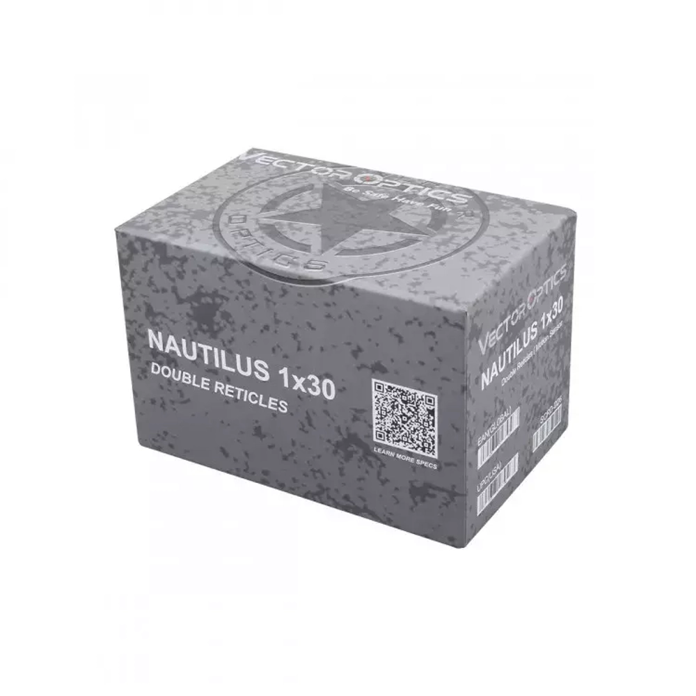 Прицел коллиматорного Vector Optics Nautilus 1x30 Double Reticle - фото 9
