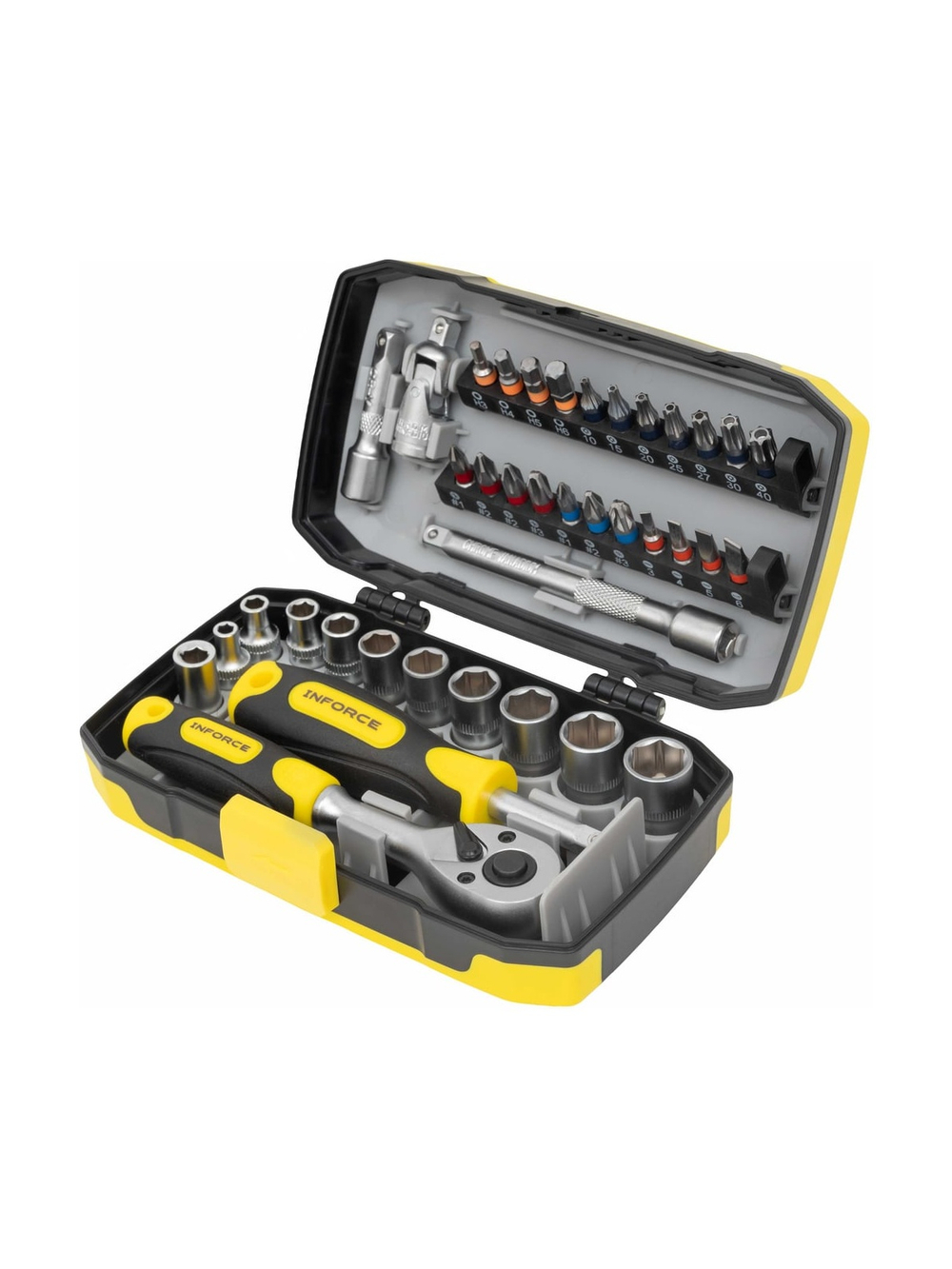 Универсальный набор инструмента Inforce 1/4 38 предметов 06-25-09