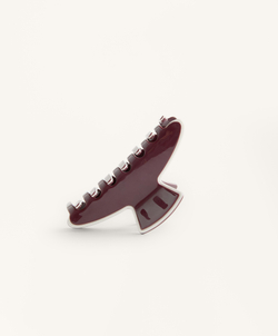 OYSHO Большая заколка для волос Piping, бордовый