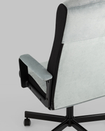 Кресло руководителя TopChairs ST-DOMINGO серо-голубой