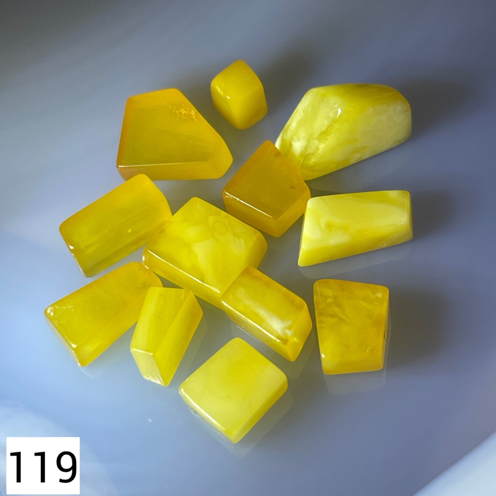 62895 Янтарь галтовка набор 5-12мм №119--20