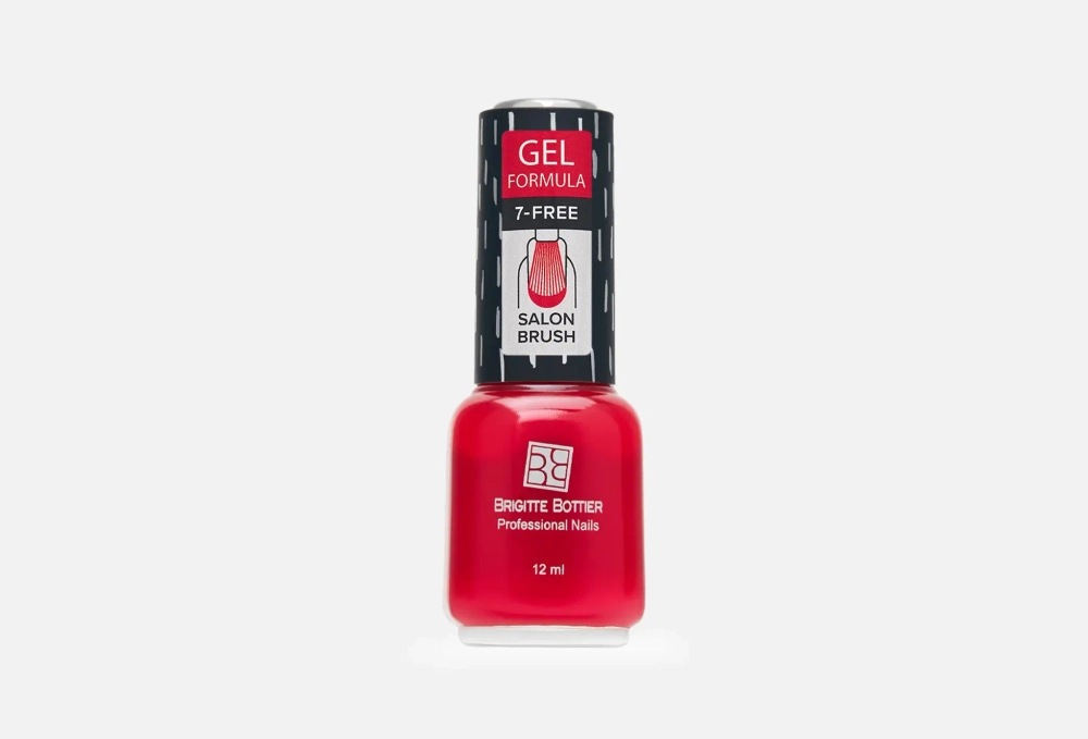 BRIGITTE BOTTIER Лак для ногтей GEL FORMULA тон 01 прозрачный, 010