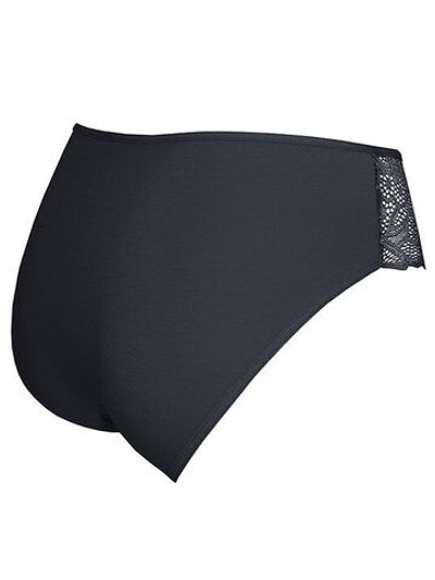 Высокие хлопковые трусики-слипы Belle Cotton (Размер: M) (Цвет: черный)