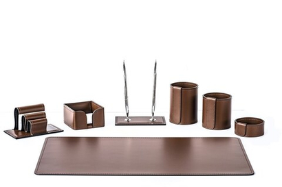 Подарочный офисный набор цвет орех 7 предметов