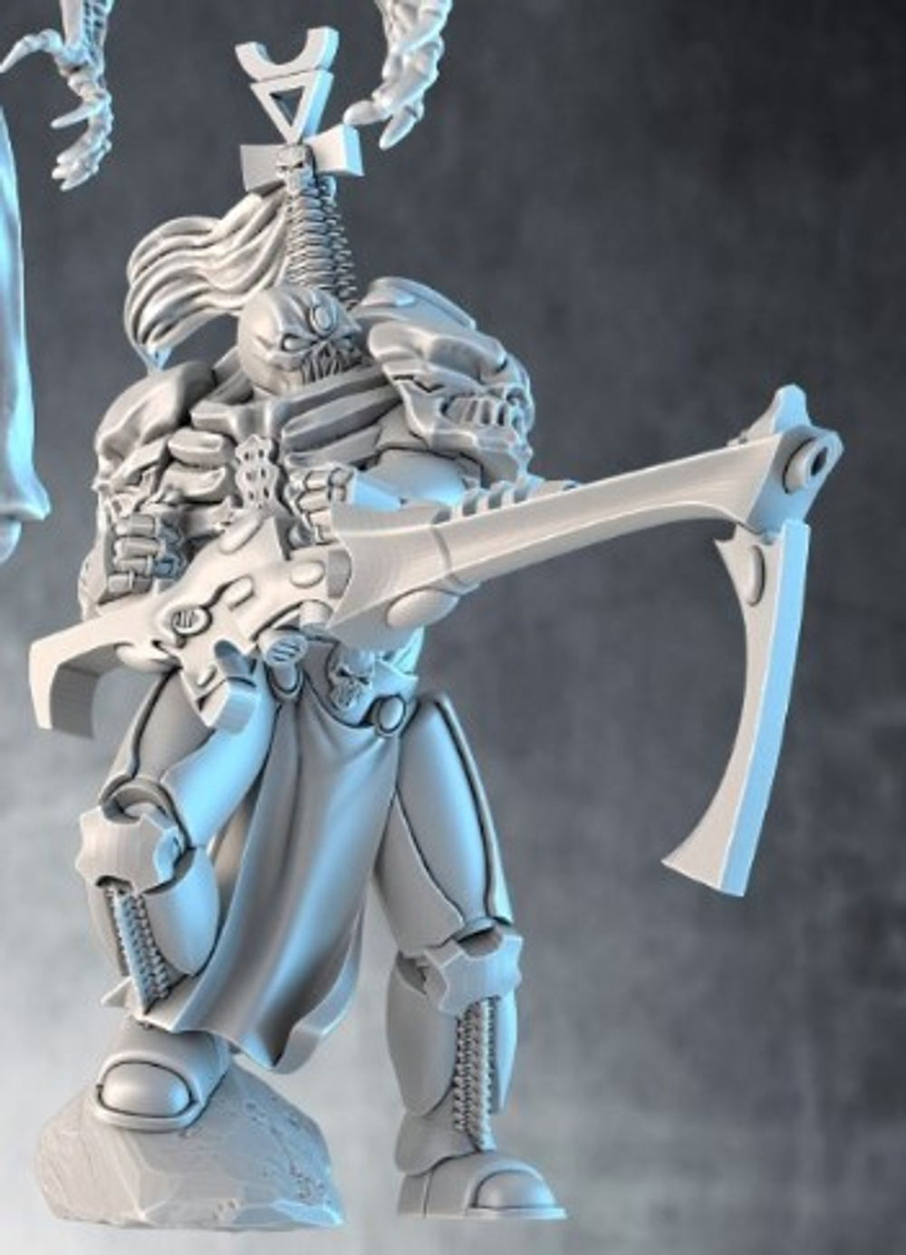 Aeldari Craftworlds Dark Reapers Мрачный Жнец №2 миниатюра для dnd, днд, pathfinder, фентези, Настольная игра, НРИ, Варгейм, РПГ