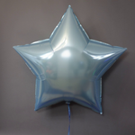 Г Шар звезда 36" / 91 см Пастель Matte Blue макарунс матовый голубой (БГ-150)