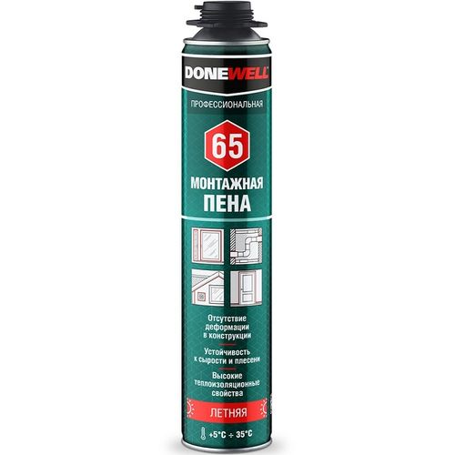 Пена монтажная Donewell 65 летняя 1000 мл
