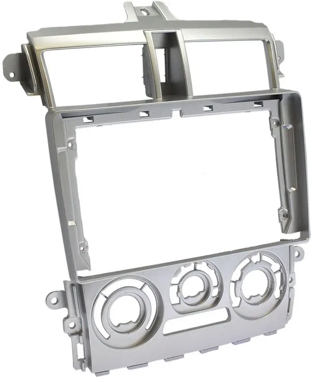 Магнитола для Mitsubishi Colt 6 2002-2012, Colt Plus (правый руль, рамка серебро) - FarCar DX9-9626F2S монитор 9" IPS на Android 13, 4+64Гб, CarPlay