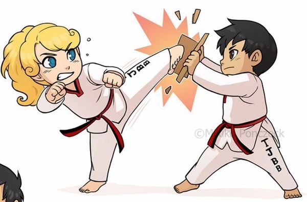 Терминология тхэквондо. Счет.