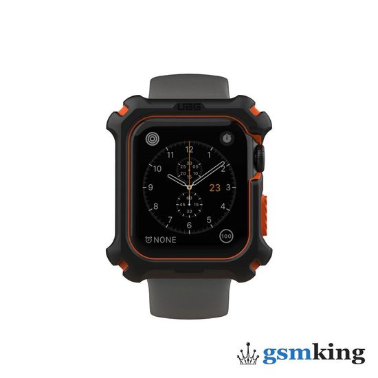 UAG Rugged Case for Apple Watch 44mm Black / Orange (Оранжевый)19148G114097
