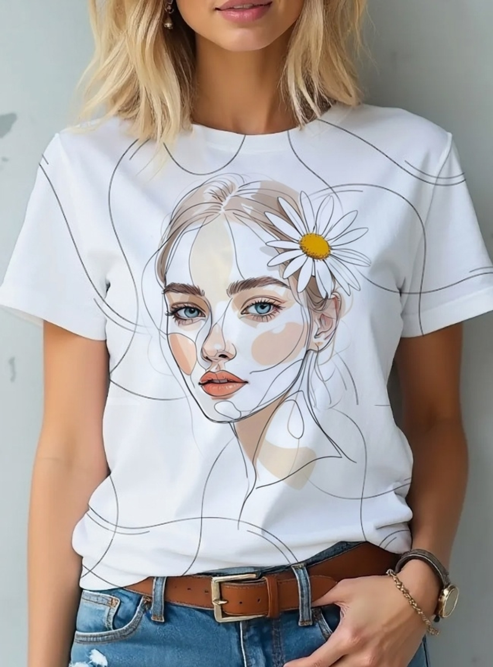 Кулирка купон ДЕВУШКА НА СВЕТЛОМ