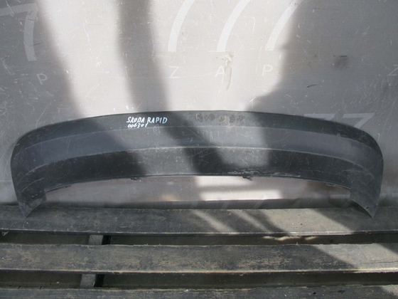 Юбка заднего бампера Skoda Rapid 1 12-20 Б/У Оригинал 5jh807521