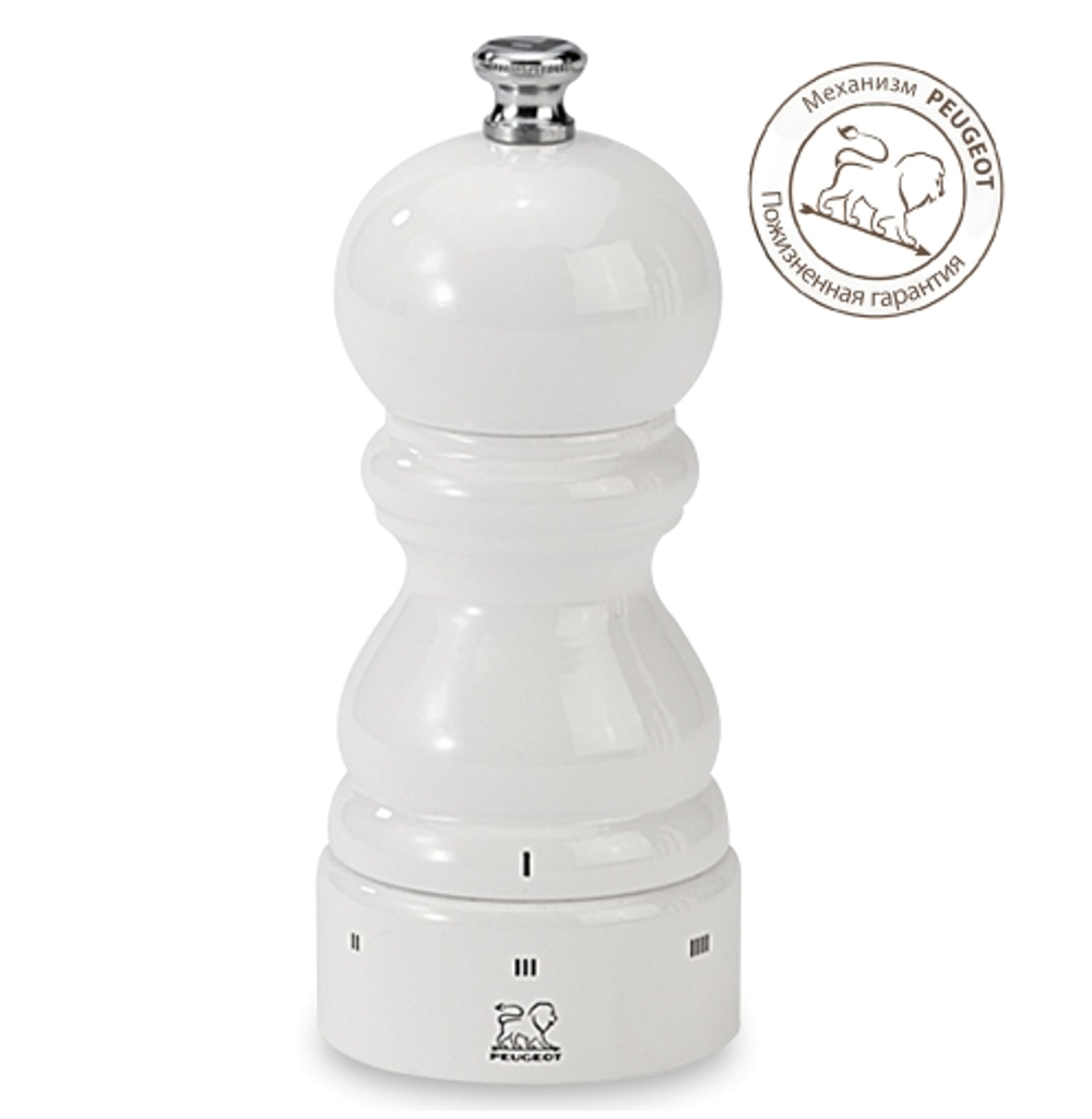 Мельница для перца 12 см Peugeot Paris Select белая Франция гарантия