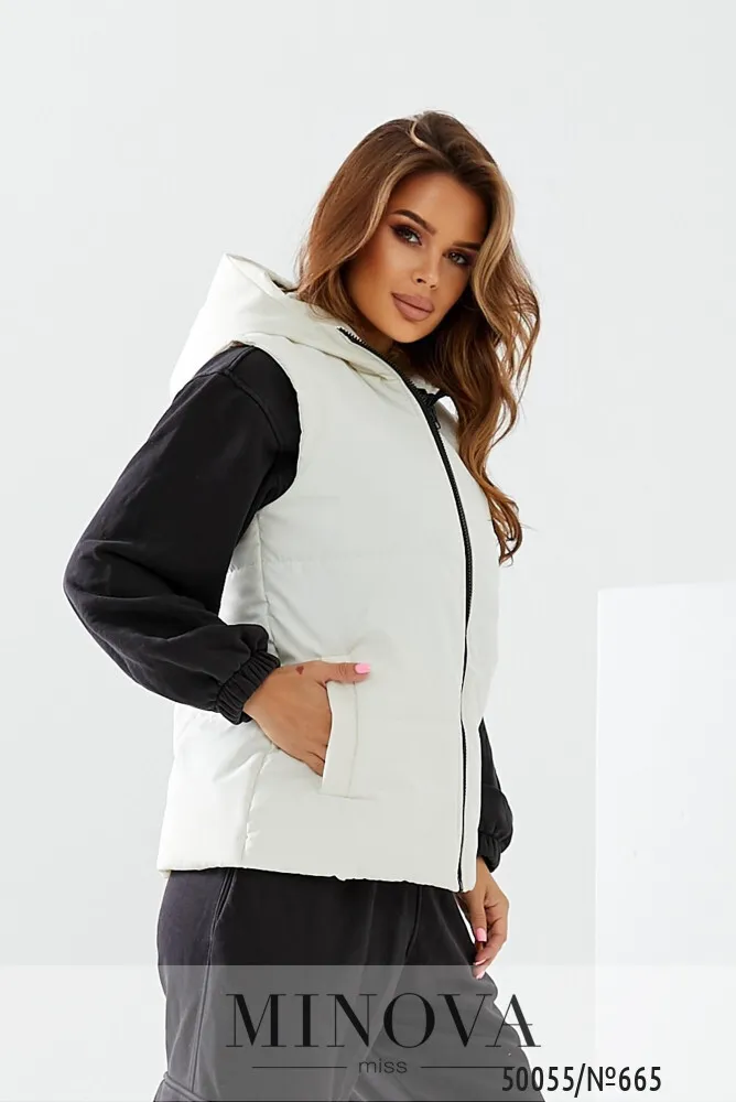 Жилет 665-молочный Minova