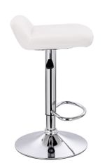 Стул барный Everprof Form Экокожа Белый