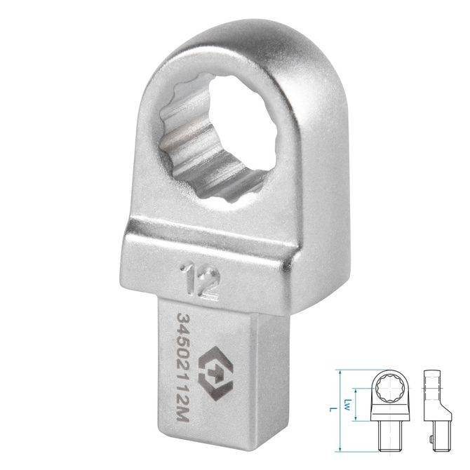 KING TONY (34502112M) Насадка накидная серии "FIT", 12 мм, 9х12 мм