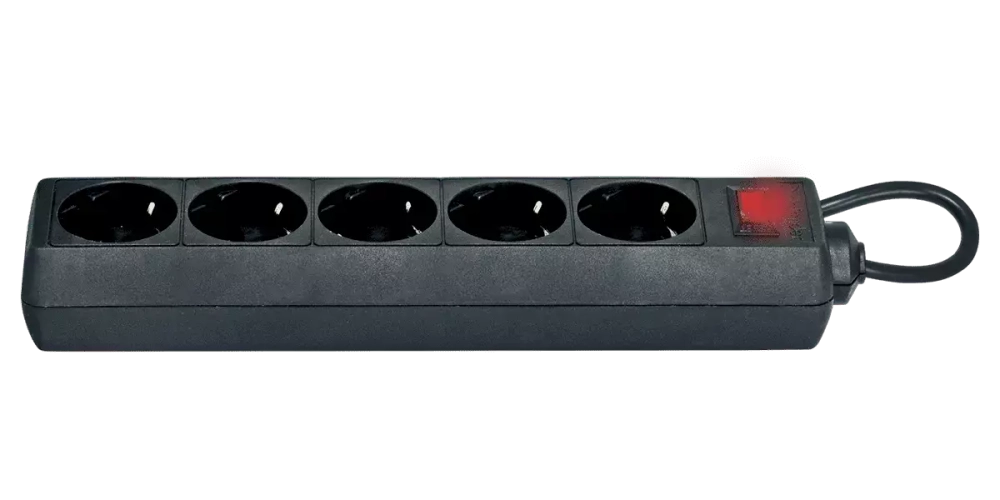 Сетевой фильтр Defender ES 3 чёрный (99485)