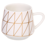 Кофейный набор 12 предметов «Скарлетт» (6 кружек 90мл+6 блюдец), треугольники