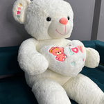 Мишка с сердечками