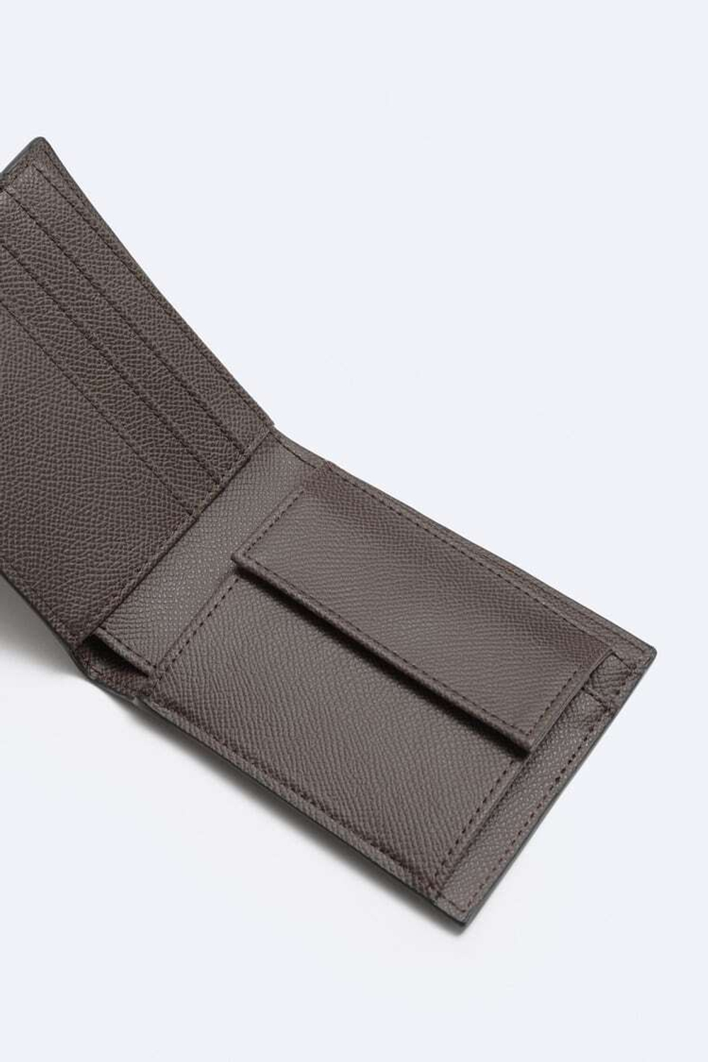 ZARA БУМАЖНИК-КОШЕЛЕК, КОРИЧНЕВЫЙ