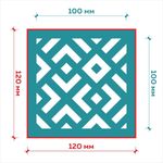 Клеевой трафарет 020