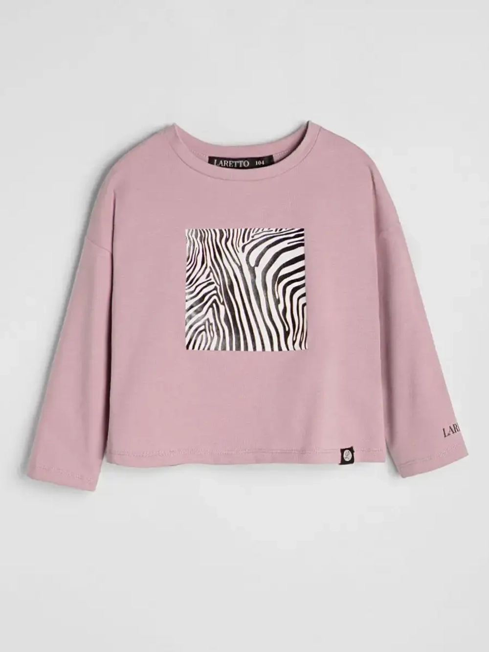 Лонгслив детский с принтом