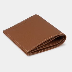 Кожаное портмоне, теленок цвета карамель