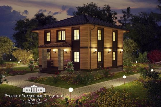 Проект двухэтажного дома &quot;Марсель&quot; 125 кв.м.