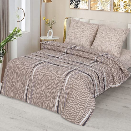 Полуторный комплект постельного белья Эльбрус бязь Зима-Лето