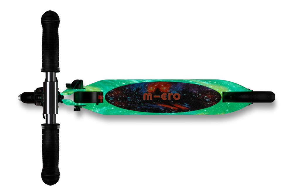Самокат Micro Sprite Glow (светится в темноте) LED, Art Млечный путь
