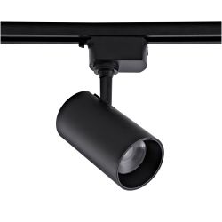 ULB-Q230 18W-4000К BLACK Светильник-прожектор светодиодный трековый. 1500 Лм. Белый свет 4000К. Корпус черный. ТМ Volpe