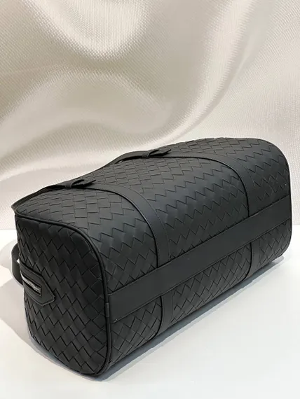 Дорожная сумка Bottega Veneta Intrecciato черный