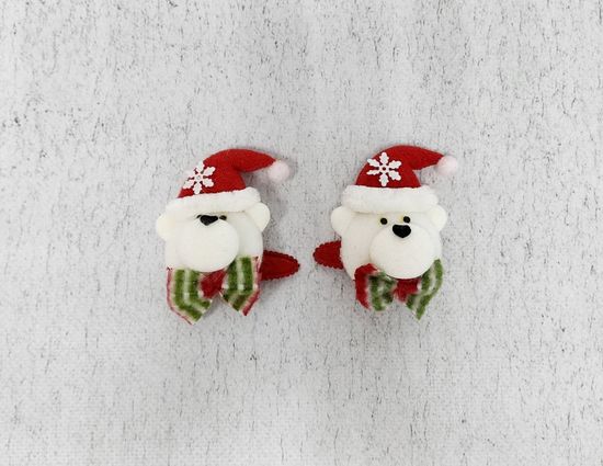 Комплект новогодних заколок рога Оленя, 2 шт