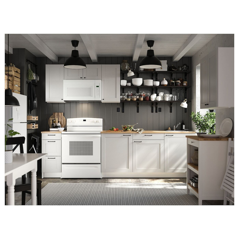 IKEA SKURUP  (ИКЕА СКУРУП)  -  Подвесной светильник, черный, 38 см
