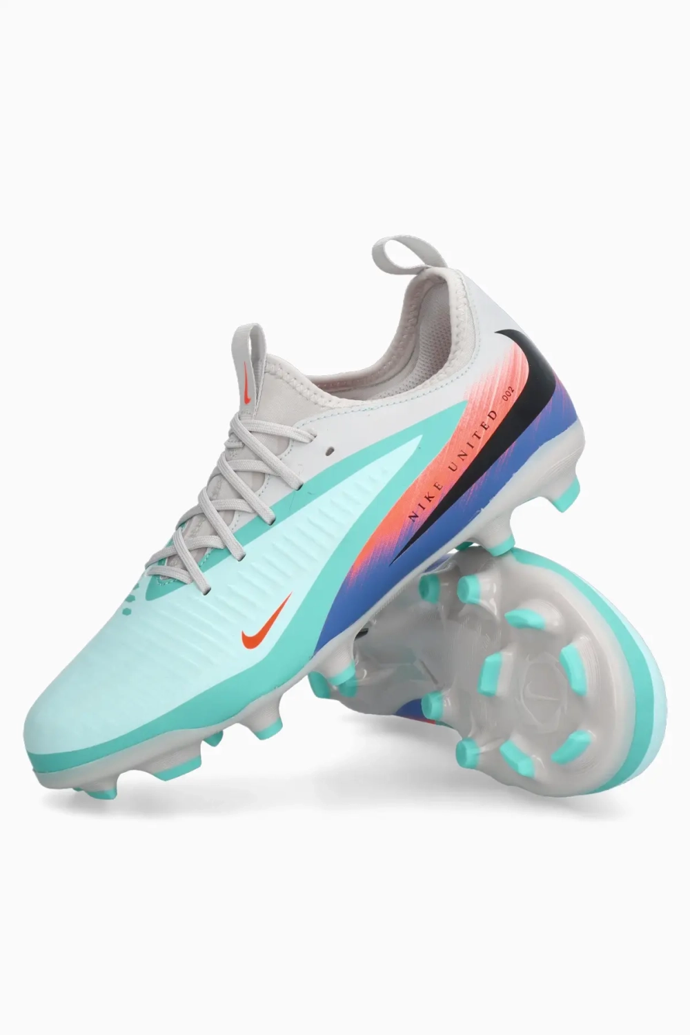 Бутсы Nike Phantom 6 Low Academy FG/MG Junior - бирюзовый