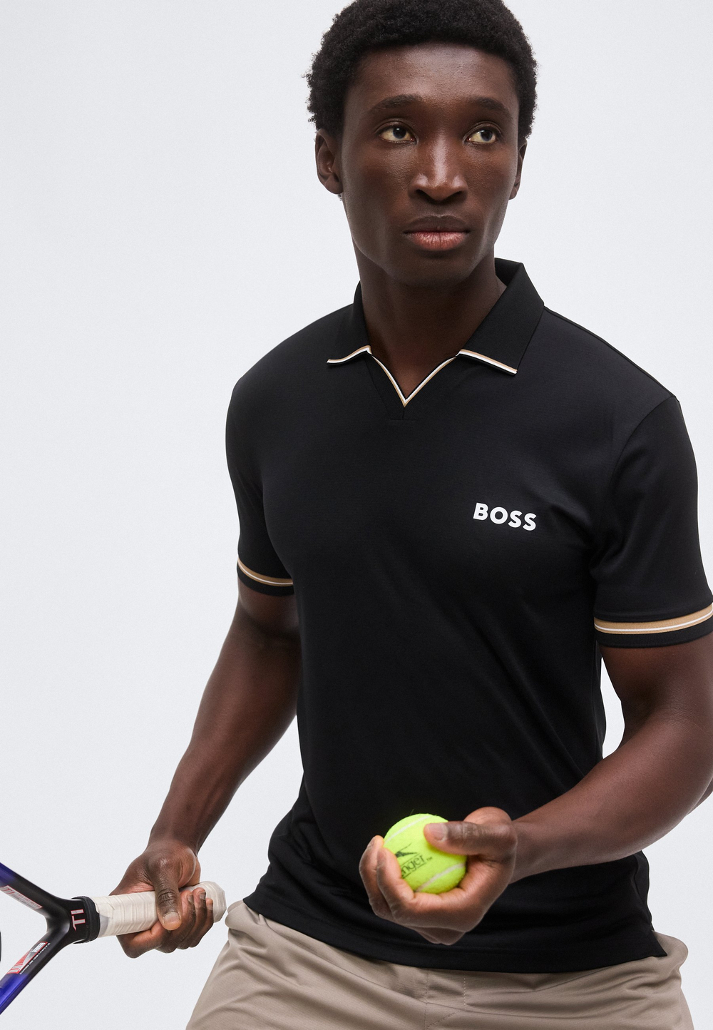 BOSS SERVE 2 - Спортивная футболка - Чёрный