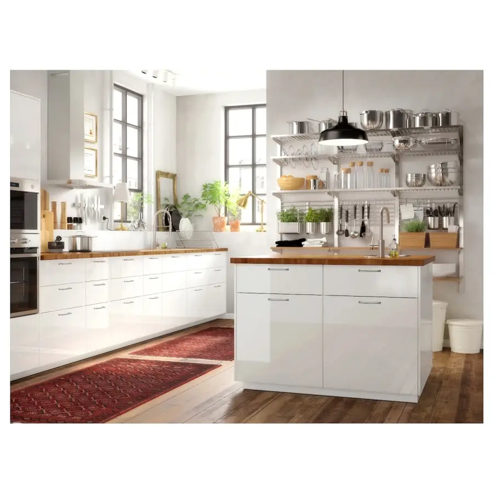 Столешница - IKEA SKOGSÅ/SKOGSA/СКОГСО ИКЕА, 246х63,5х3,8 см, коричневый