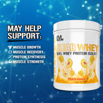 EVLution Nutrition, Clear Whey, 100% изолят сывороточного протеина, персик и манго, 500 г (1,1 фунта)