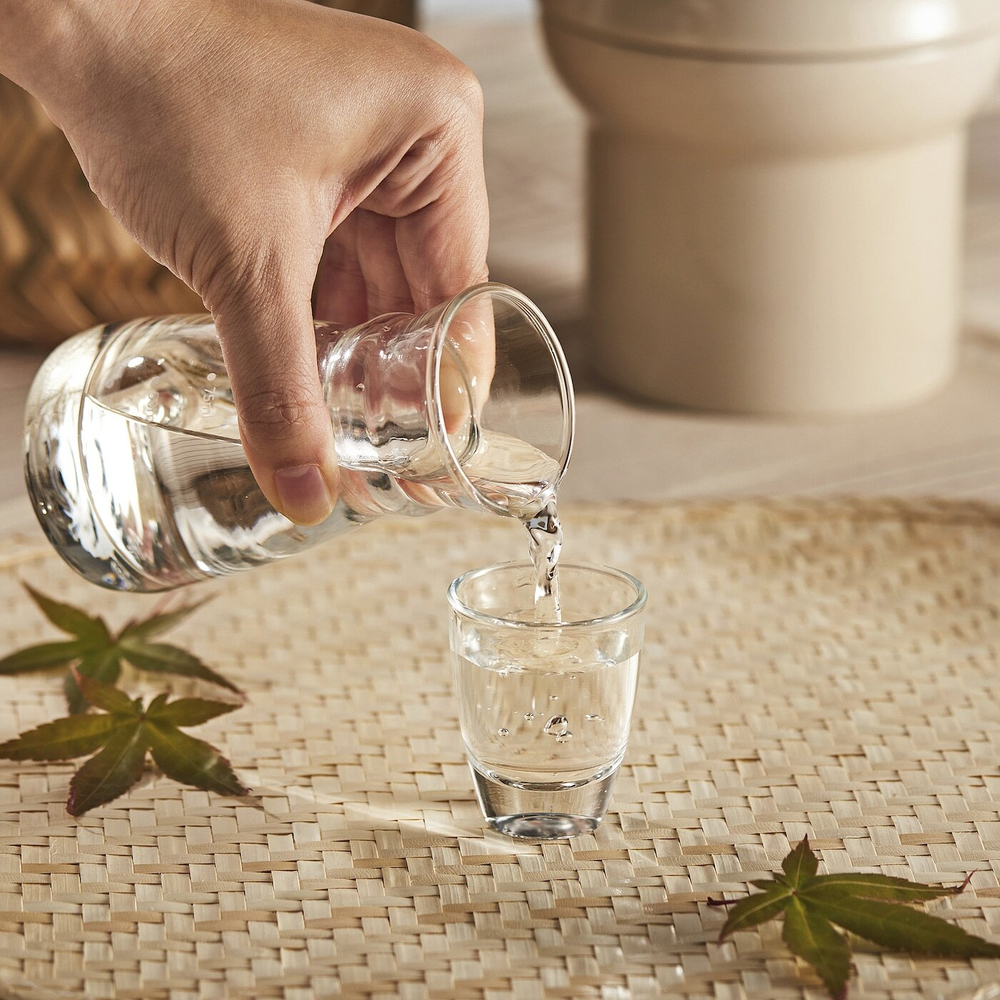 Графин IKEA HUMLAFISK, Стекло, 140 мл