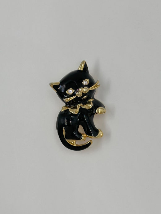 Брошь Котёнок