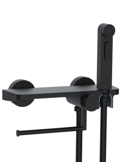 Гигиенический душ WeltWasser  HIGI SH2 BL 10000013680 латунь  Черный матовый