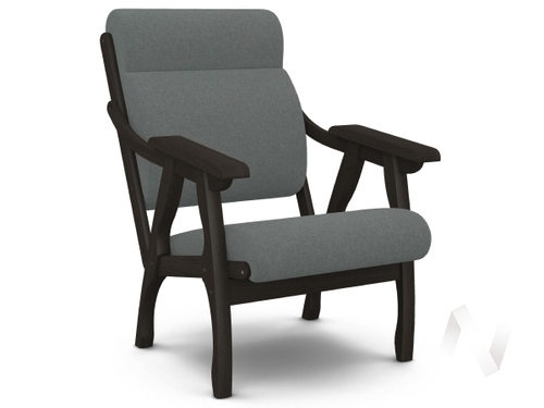 Кресло Вега-10 (венге лак/KIPRUS 10)