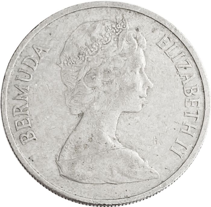 25 центов 1970-1985 Бермуды