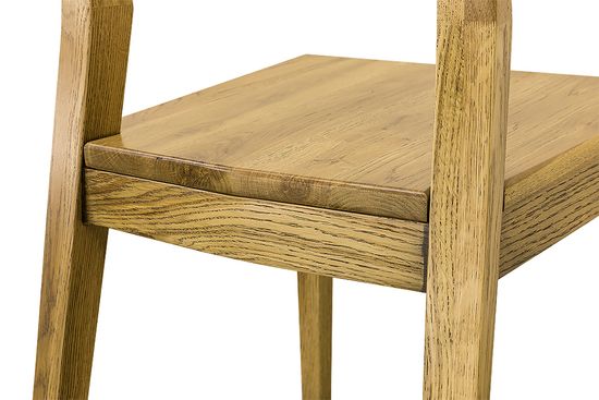 Стул Кёльн (дуб/тон Светлый дуб с черной патиной 004/жесткое сиденье)