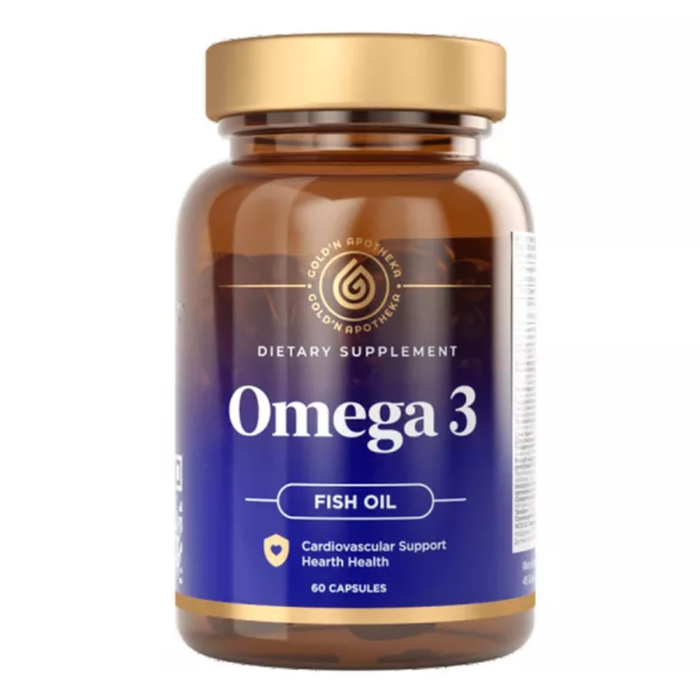 Омега-3 2000 мг, Omega-3, Apotheka, 60 капсул