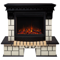 Электрокамин RealFlame Stone AO античный дуб античный дуб с очагом Saphir 25,5